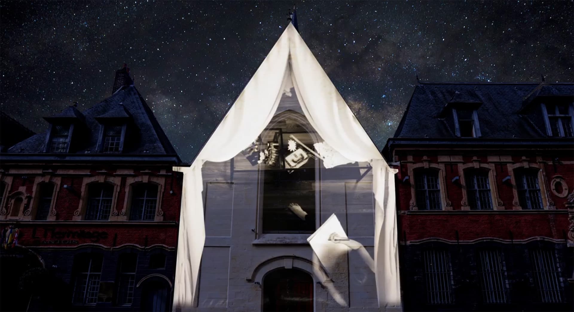 Fabric to Facade: A Projection Mapping Tale at Hermitage Gantois, Lille
